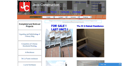 Desktop Screenshot of jecoconstruction.net
